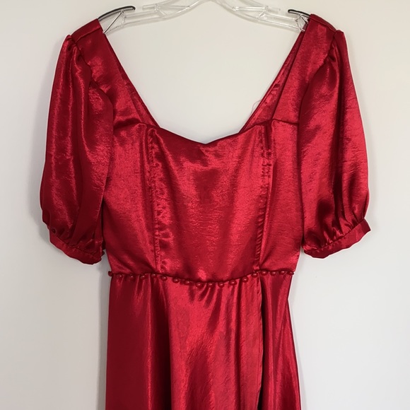 Cherry Red long dress - Picture 4 of 8